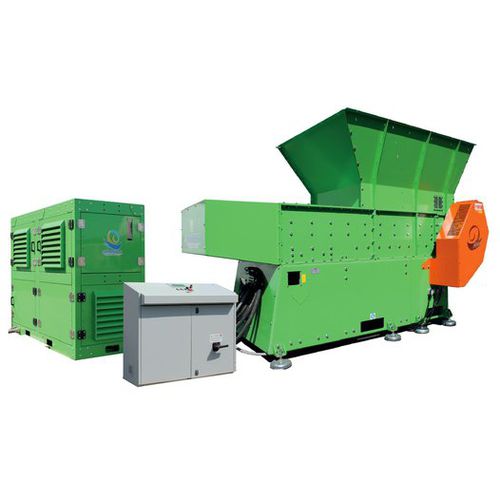 Vorzerkleinerer für Kunststoff - PMG 1200 - Guidetti Recycling Systems - für Metall / für Kabel / für Mischabfälle