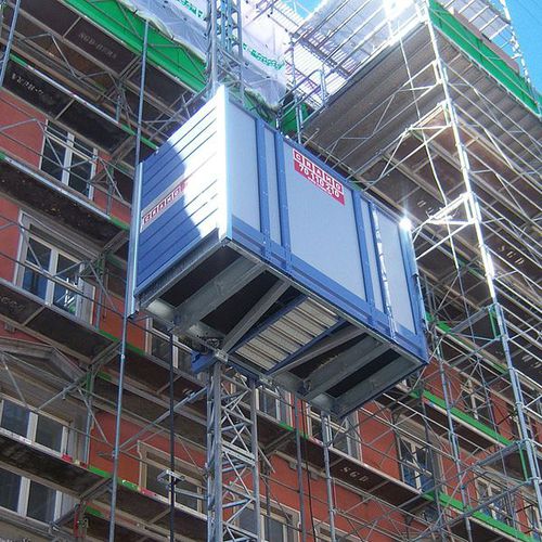 Automatischer Lastenaufzug - Multilift P12 - GEDA GmbH - Zahnstangen / Säulen