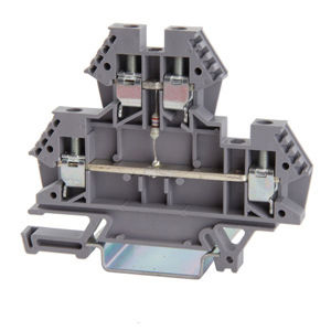 Klemmenblock auf DIN-Schiene - 43484 - Morsettitalia - Schraubanschluss / Kunststoff / zweistufig