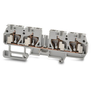 Klemmenblock auf DIN-Schiene - 42414 series - Morsettitalia - ohne Schrauben / Federdruck / Kunststoff