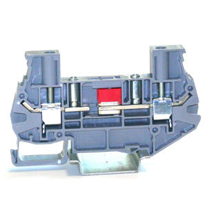 Klemmenblock auf DIN-Schiene - 43TS600 - Morsettitalia - Schraubanschluss / zum Testen und Trennen / grau
