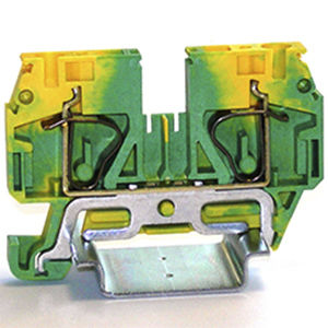 Klemmenblock auf DIN-Schiene - 42454 - Morsettitalia - ohne Schrauben / Federdruck / Kunststoff