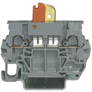 Klemmenblock auf DIN-Schiene - 5264100 - Morsettitalia - Federdruck / grau