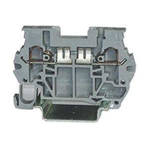 Klemmenblock auf DIN-Schiene - 5254100 - Morsettitalia - Federdruck / grau