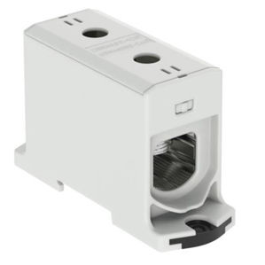 Klemmenblock auf DIN-Schiene - 606240 series - Morsettitalia - Schraubanschluss / grau / Durchführung
