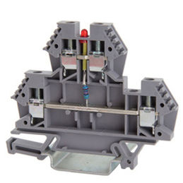 Klemmenblock auf DIN-Schiene - 43549 - Morsettitalia - Schraubanschluss / LED