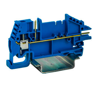 Klemmenblock auf DIN-Schiene - 43567 series - Morsettitalia - steckbar / Schraubanschluss / grau