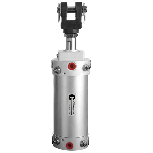 Pneumatikzylinder - CTK series - Clamptek Enterprise CO., LTD. - doppeltwirkend / Befestigung