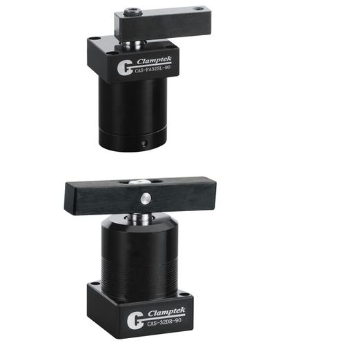 Pneumatische Spannvorrichtung - CAS series - Clamptek Enterprise CO., LTD. - für Werkstücke / Schwenk
