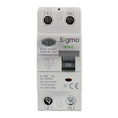 4-poliger Fehlerstromschutzschalter - SIGMA ELEKTRIK - zweipolig