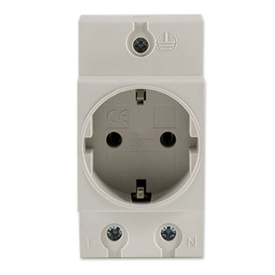 DIN-Schiene-Steckdose - SIGMA ELEKTRIK - IP20 / zweipolig / IEC
