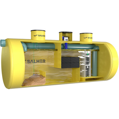 Kohlenwasserstoffabscheider - CHC-SH - Salher - Koaleszenz / für die Abwasserbehandlung / zur Wasseraufbereitung