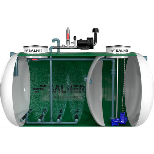 Kompaktes Abwasserreinigungsystem - CHC-OXIREC-C - Salher - biologisch / Belebtschlamm / kompakt
