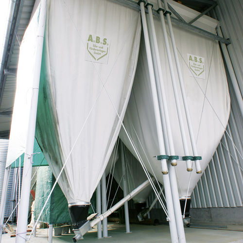 Flexibler Silo - A.B.S. Silo- und Förderanlagen - Stoff / für die Landwirtschaft / für Tiere