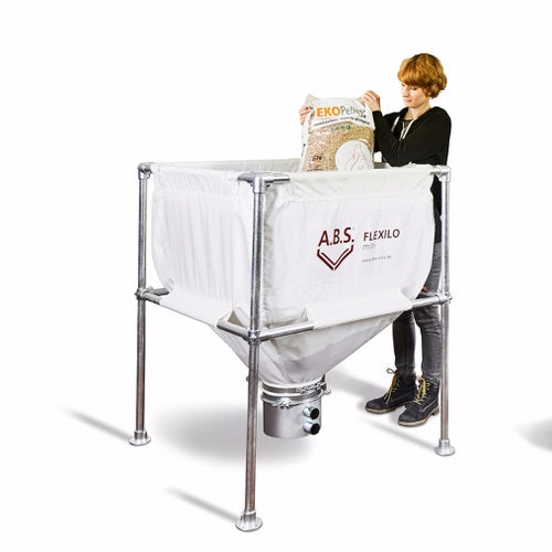 Silo für Holzpellets - Flexilo MINI - A.B.S. Silo- und Förderanlagen