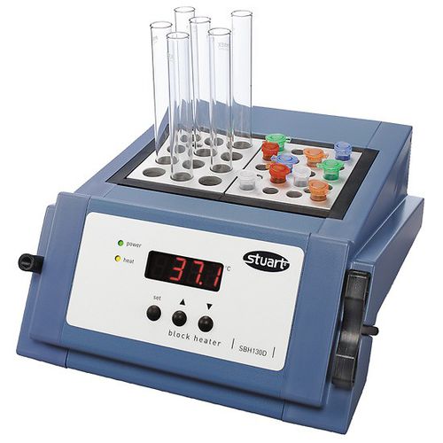 Heizblock für Laborröhrchen - EW-36610-1x, EW-36610-2x - Stuart Equipment - für Probenröhrchen / für Analyseschale / digital