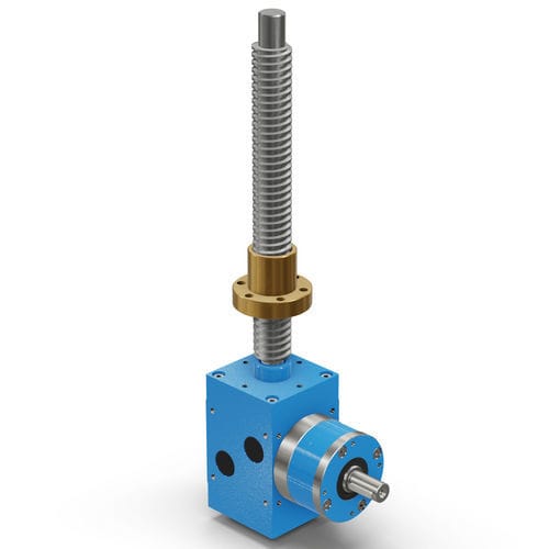 Schnell-Spindelhubgetriebe - Enzfelder GmbH - Kugelgewindespindel / mit Kegelradgetriebe / kubisch