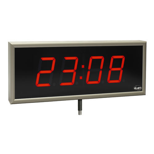 Wandmontierte Uhr - NDC 100/4 THS R L20 12DC USB - ELEN, s.r.o. - LED / Thermometer / Hygrometer