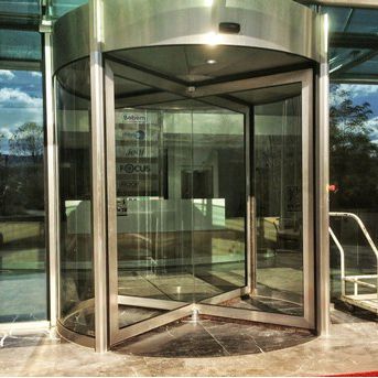 Automatisches Tor - ED150 - FAAC SpA - Karussell / für den Innenbereich / für Krankenhaus