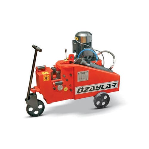 Rundmesser-Schneidemaschine - MCH55 - Ã–zaylar Machinery - für Stahl / für Schläuche / hydraulisch