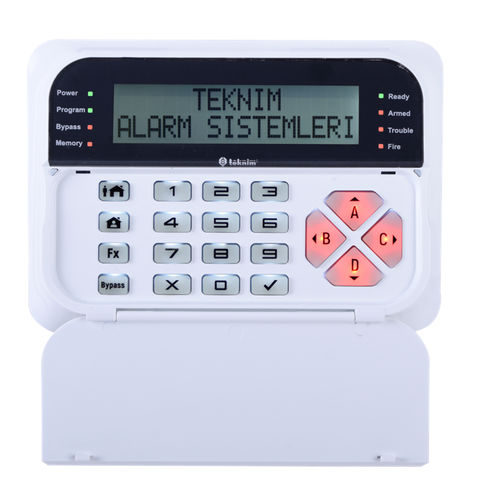 Nummernblock / 4 Tasten - TSK-5710  - TEKNIM ELEKTRONIK AŞ. - einbaufähig / Silikongummi / hinterleuchtet