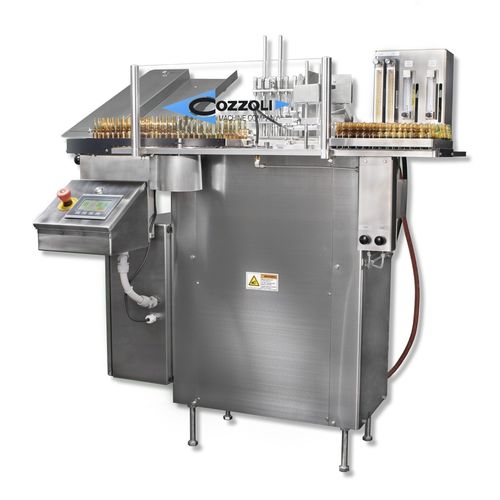 Automatische Abfüllmaschine mit Traysealer - FPS series - Cozzoli Machine Company - Ampullen / für Flüssigkeiten / für Pharmaprodukte