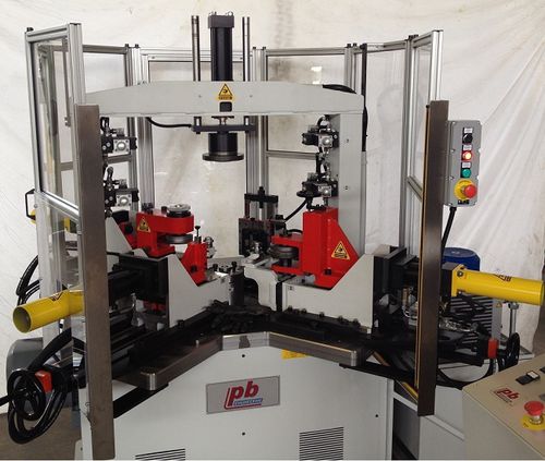 Endbearbeitungsmaschine zur Endbearbeitung - R2 - PB Engineering - Stanzen / für zylindrische Werkstücke / Einspindel
