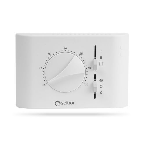 Bimetallthermostat - TFD01M - Seitron SpA - regelbar / für Geschwindigkeitskontrolle des Ventilators / für Gebläsekonvektor