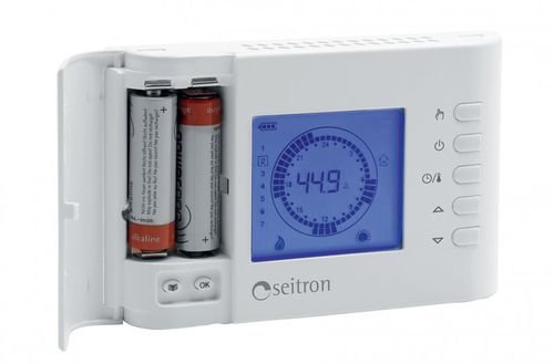 Elektronischer Thermo-Hygrostat - T.HYGROS - Seitron SpA - programmierbar / mit LCD-Display / batteriebetrieben