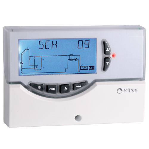 Temperaturcontroller mit LCD-Display - TDST24M  - Seitron SpA - thermoelektrisch / für Sonnenkollektoren