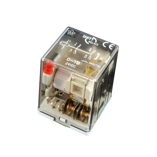 Elektromechanisches Relais / 24 VDC - D-YB series - Mors Smitt BV - Leistung / Plug-in