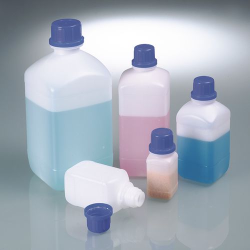 Zylindrisches Fläschchen - 0340 series - Bürkle - HDPE / für Labor / Einschraub