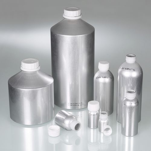 Zylindrisches Fläschchen - 0327 series - Bürkle - Aluminium / mit Stöpsel / für Labor