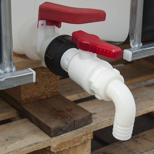 Entleerungshahn - 0534-0002 - Bürkle - für IBC-Container / für Schläuche