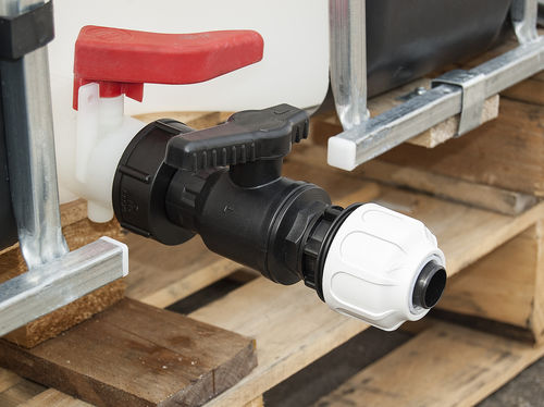 Entleerungshahn - 0534-0001 - Bürkle - für IBC-Container