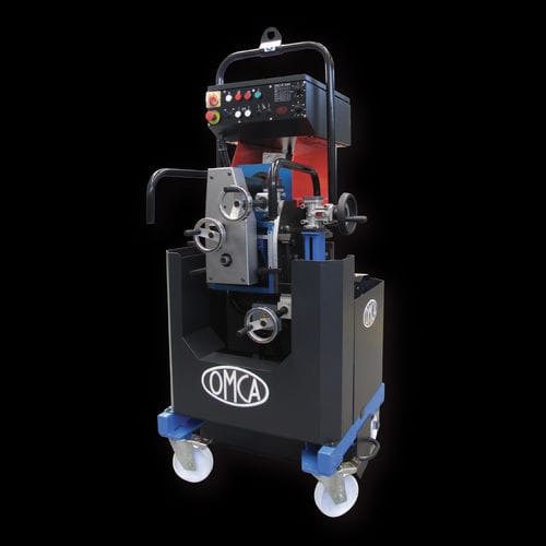 Anfasmaschine mit automatischer Zuführung - ART. 920 J BEVEL REVERSE - OMCA - elektrisch / mobil / für die Blechbearbeitung