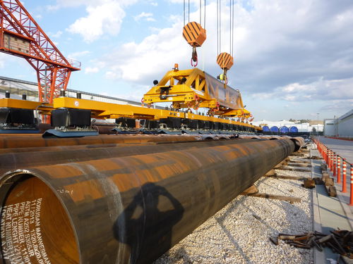 Vakuumheber für Kanalisationen - VacuLifter - VACU-LIFT Transportsysteme GmbH - für Rohre / horizontal