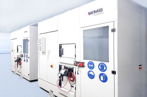 Roboterzelle für Schleifarbeiten - WMS-engineering Werkzeuge-Maschinen-Systeme GmbH