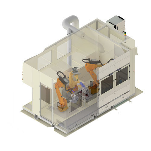 Bearbeitungs-Entgratmaschine - W100  - WMS-engineering Werkzeuge-Maschinen-Systeme GmbH - Aluminiumteile / für große Werkstücke / für Kleinteile