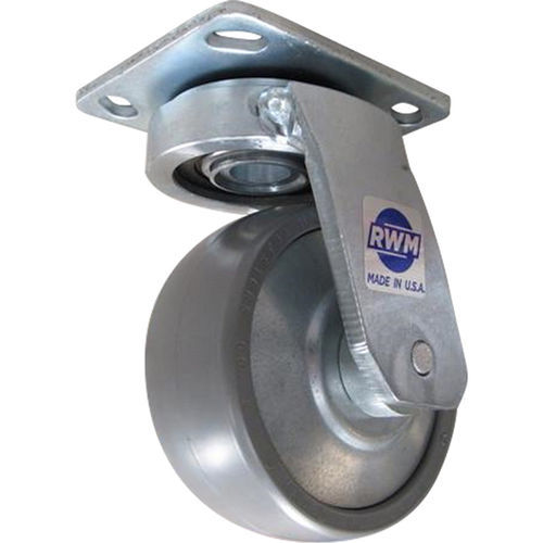Lenkrolle - RK 48 - RWM Casters - mit Grundplatte / Polypropylen / aus verzinktem Stahl