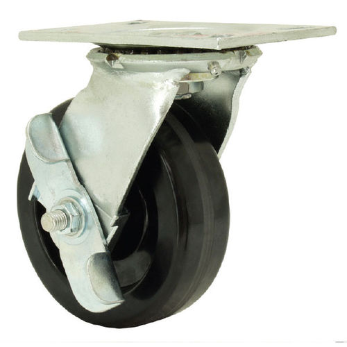 Lenkrolle - Economy 53  - RWM Casters - mit Grundplatte