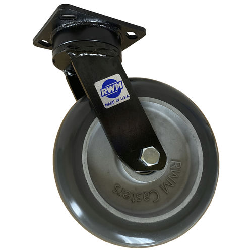 Lenkrolle - Freedom® 58  - RWM Casters - mit Grundplatte / für mittelschwere Lasten