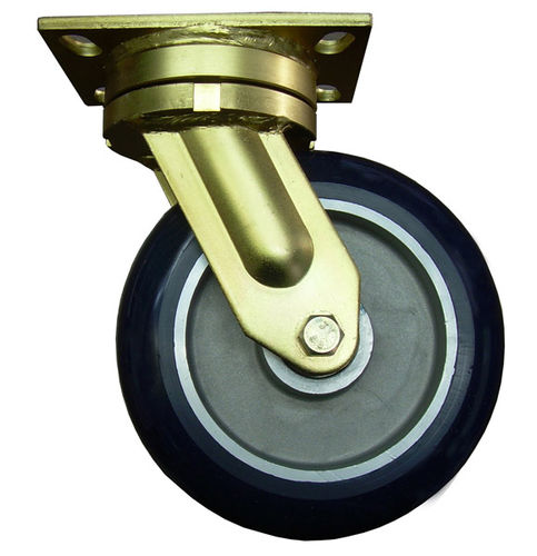 Lenkrolle - Freedom 68 - RWM Casters - mit Grundplatte / für sehr hohe Lasten / maßgefertigt