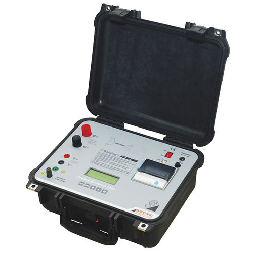 Digitales Mikroohmmeter - CRM 100B+ - SCOPE T&M Pvt. Ltd. - tragbar / mit niedrigem Widerstand / 4-Leiter