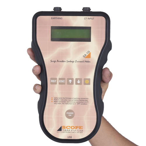 Widerstandstester - SA 10i - SCOPE T&M Pvt. Ltd. - Ableitstrom / Überspannungsbegrenzer / tragbar