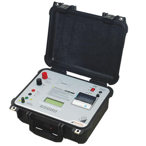 Digitales Mikroohmmeter - CRM 200B+ - SCOPE T&M Pvt. Ltd. - tragbar / mit niedrigem Widerstand