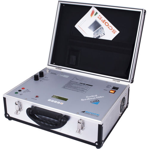 Digitales Mikroohmmeter - CRM 100C  - SCOPE T&M Pvt. Ltd. - tragbar / mit niedrigem Widerstand / gehärtet