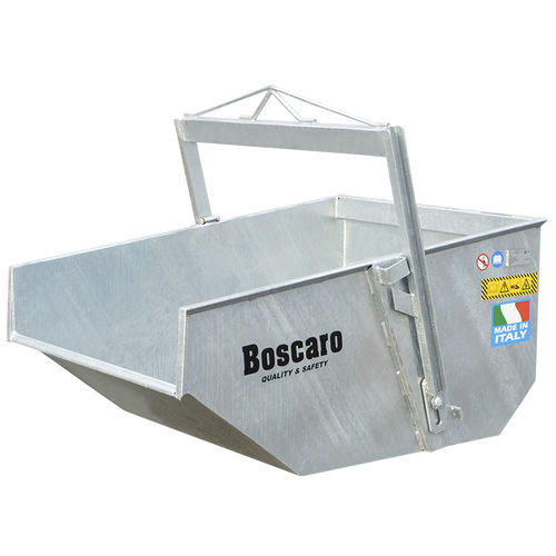 Schüttmulde / galvanisiertem Stahl - A-DZN series - Boscaro s.r.l. - trapezförmig