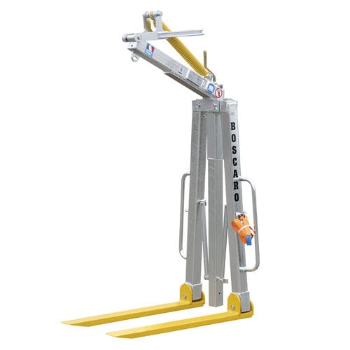 Regelbare Palettengabel - MBA-ZN series - Boscaro s.r.l. - für Kran / galvanisiertem Stahl / Stahl
