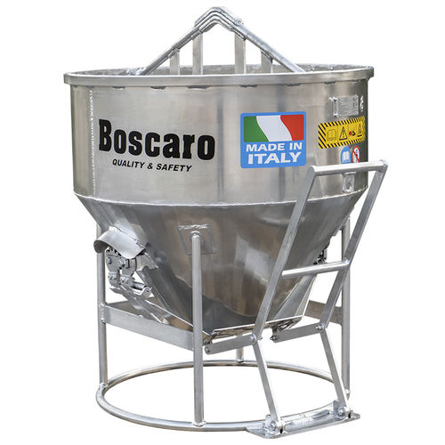 Konischer Betonkübel - C-NALU - Boscaro s.r.l. - Aluminium